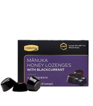 將圖片載入圖庫檢視器 黑加侖子味UMF™10+麥蘆卡蜂蜜潤喉糖6粒