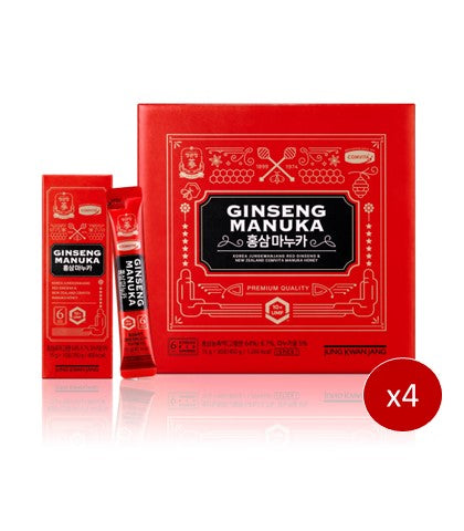 高麗紅蔘UMF™10+麥蘆卡蜂蜜飲品30條 x4盒